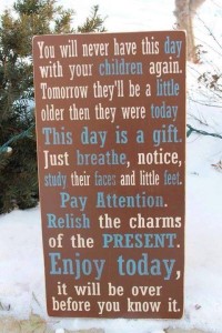 Sign for parents