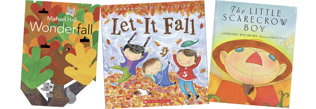 Fall related books for preschoolers